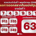 ตรวจหวยวันที่ 1 พฤศจิกายน 2560